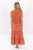 Burnt Orange Shayne Tie Top