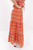 Burnt Orange Shayne Midi Skirt