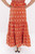 Burnt Orange Shayne Midi Skirt