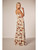 Brown Cowhide Maxi Skirt