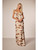 Brown Cowhide Maxi Skirt