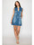 Vneck Denim Mini Dress