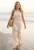 Cream Cutwork Maxi Dress