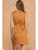 Printed Sleeveless Tailored Mini Dress