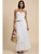 White Top and Maxi Skirt Set