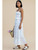 White Top and Maxi Skirt Set