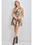 Cowhide Denim Mini Dress