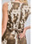 Cowhide Denim Mini Dress
