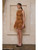 Embroidered Boat Neck Mini Dress