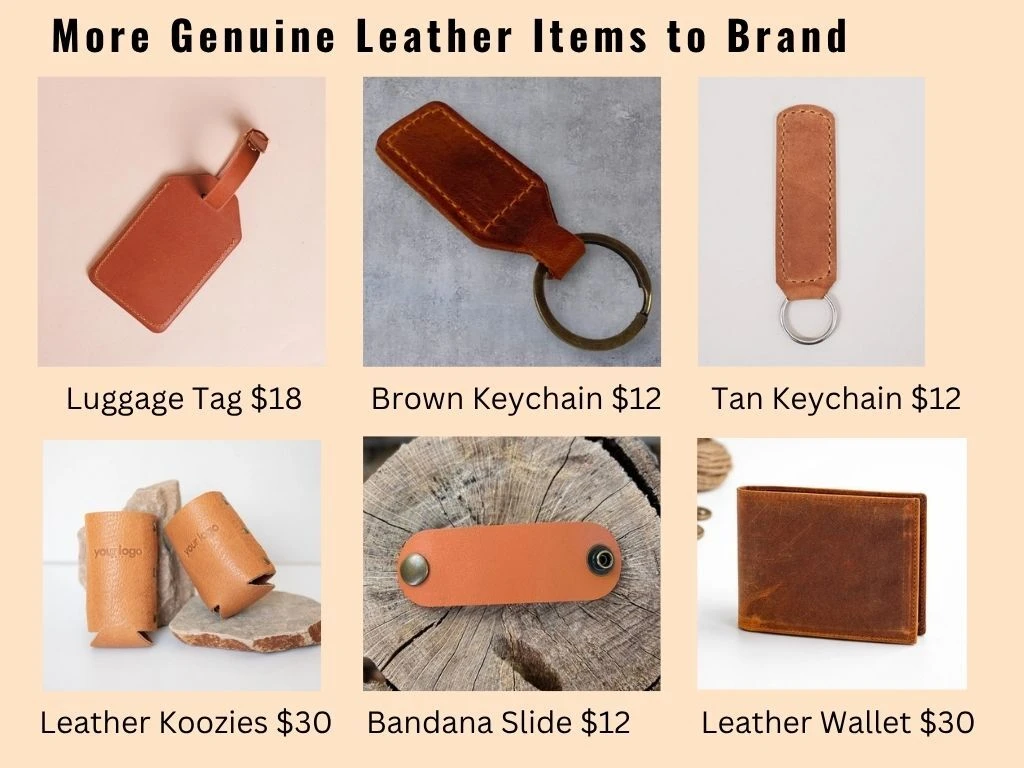 leather goods branding