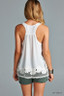 white racerback top