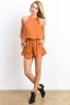 burnt orange romper