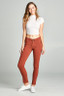 rust skinny jeans