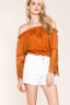 burnt orange top