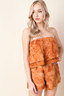 burnt orange romper