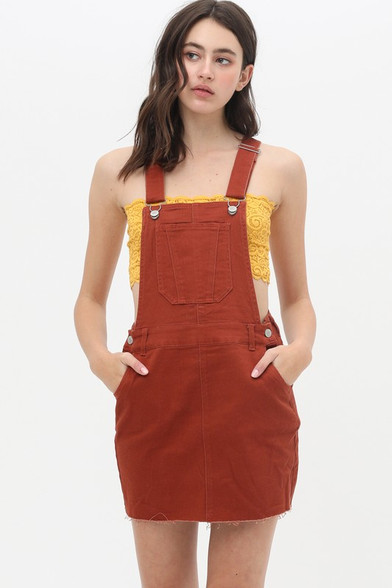 burnt orange sheath dress