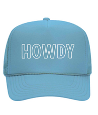 Howdy Mesh Trucker (Light Blue)