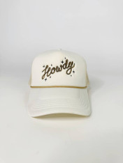 Howdy White Trucker Hat