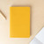 'Make a Mark' Recycled Leather Pocket Journal - Yellow