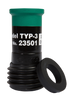 TYP Contractor Thread Nozzle for Hoses 3/4" ID x 1-1/2" OD