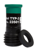 Contractor Thread Nozzle for Hoses 1" ID x 1-1/2" OD