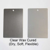 Clear Wax Undercoating in a Can Panel, Alternate Angle Cured (Dry, Soft, Flexible)