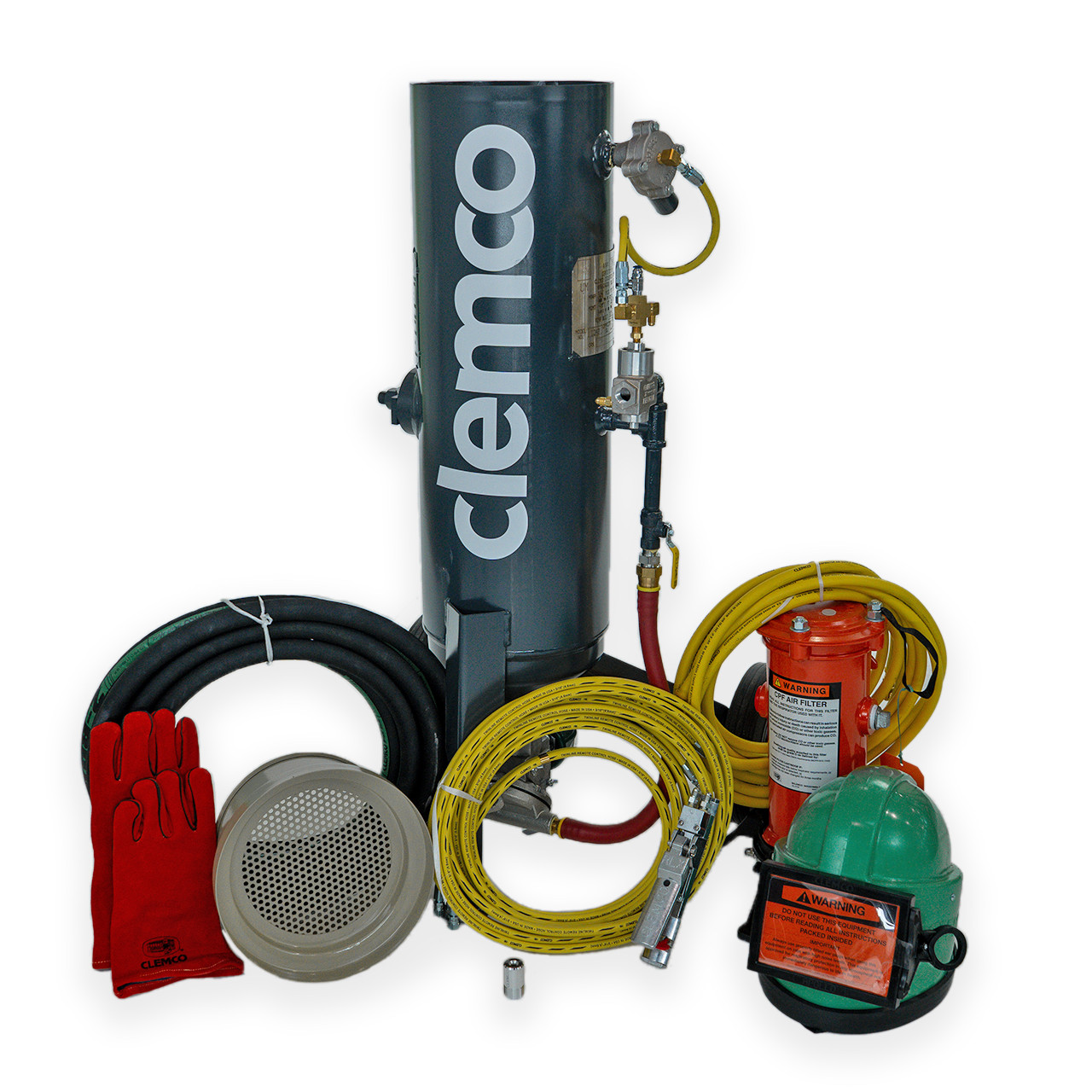 Clemco 01039 Model 1042 Blast Machine HP Package, 1 cuft