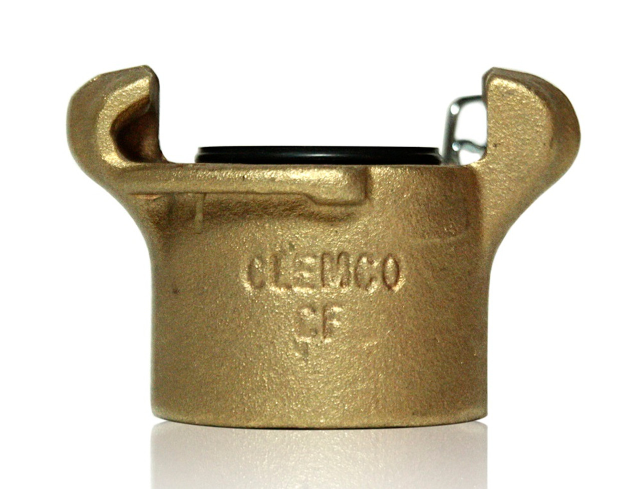Clemco CF Brass Coupler for 1-1/4 inch threaded nipple