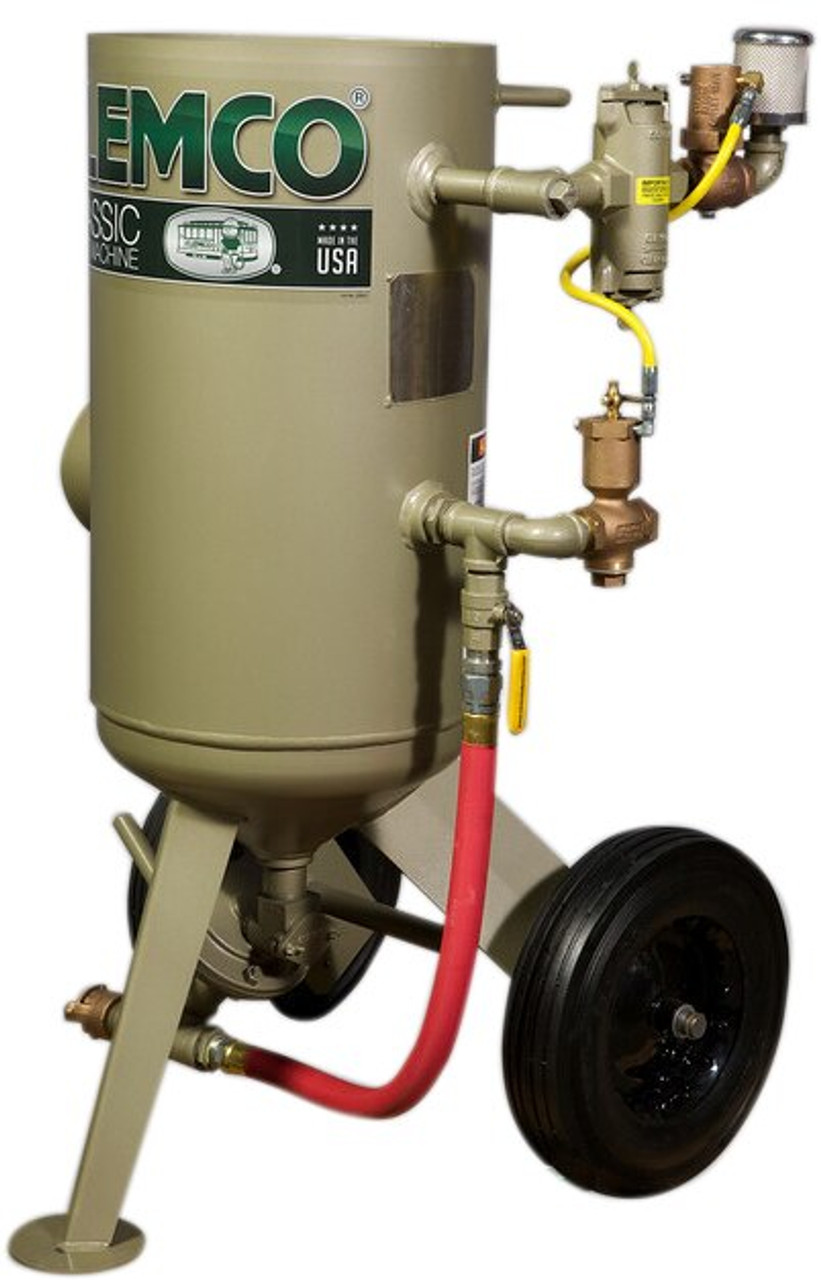 Clemco Classic Blast Machine Model 1648 with TLR100 Remote Controls