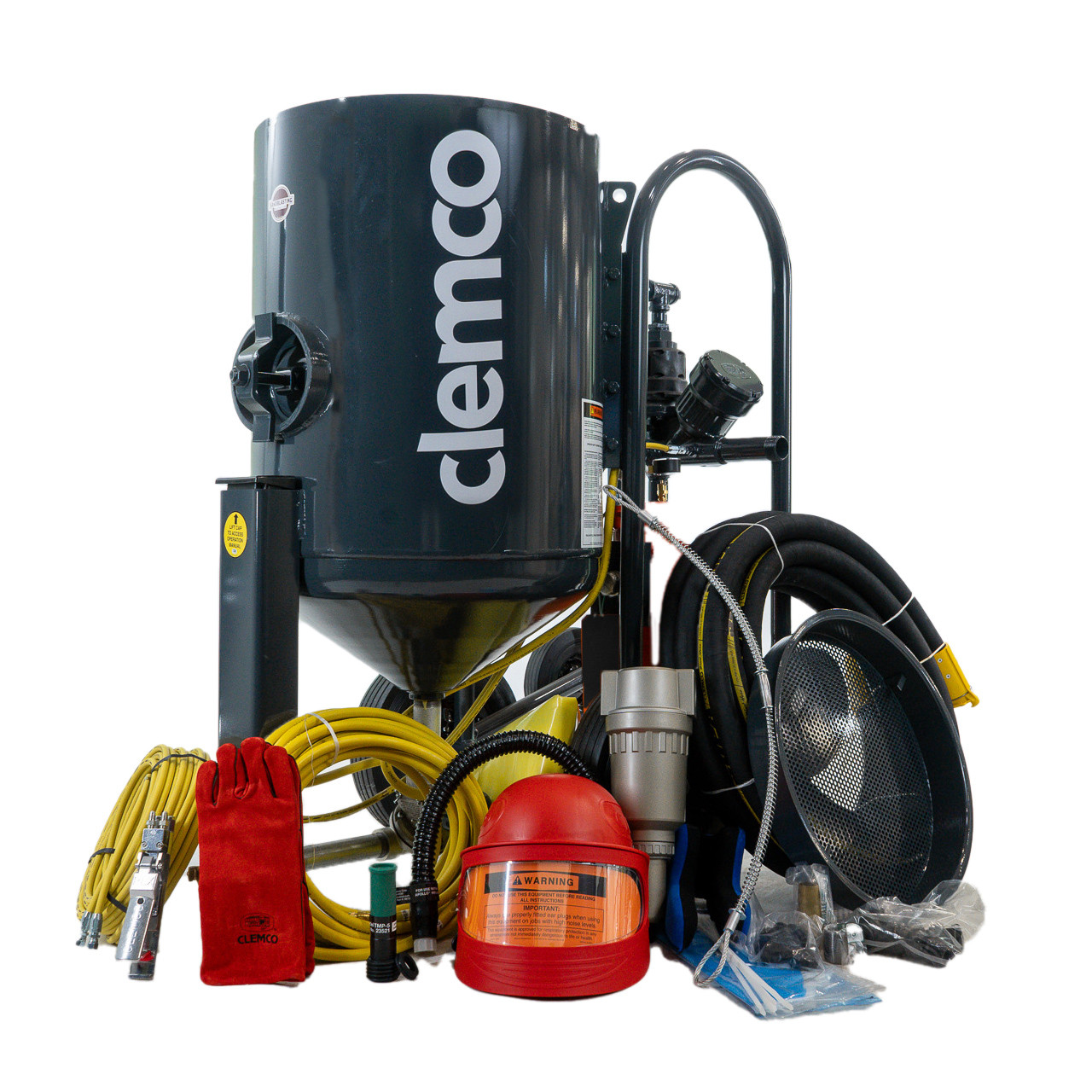 Clemco 21842 Contractor Machine Model 2024 LP Package, 6 cuft