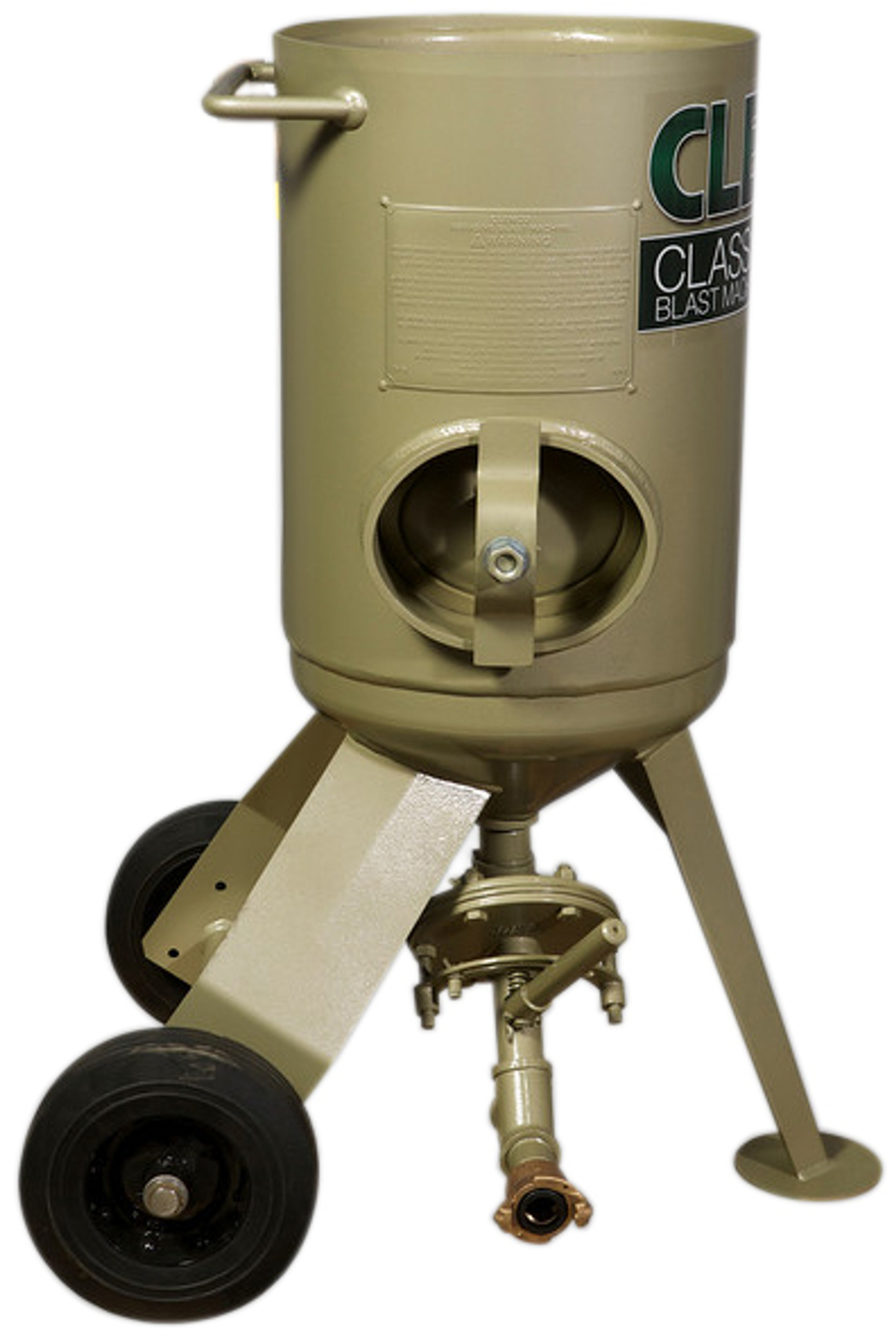 Clemco Classic Blast Machine Model 1642 with FSV, Portable, 2 cuft 200lbs., 1 inch Piping