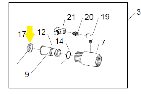 Clemco NW25 Nozzle Washers, 10 pack