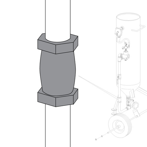 Clemco 1/2Inch Compression Coupling Clemco 1/2Inch Compression Coupling