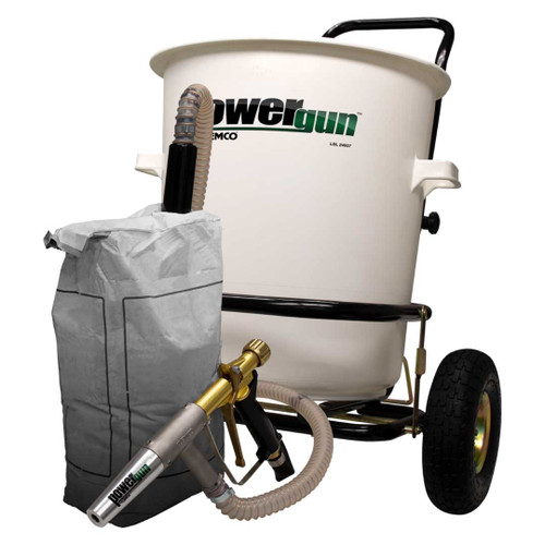 Clemco Power Gun with Cart & Hopper