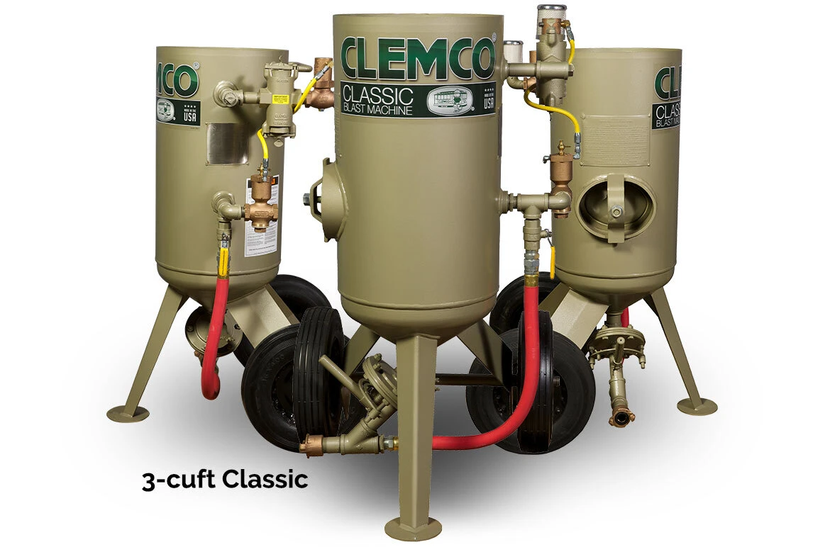 3 cuft Classic Abrasive Blast Machine | 180&deg; view- right, front, and left sides
