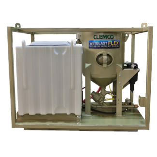 Wetblast Injector System Front View