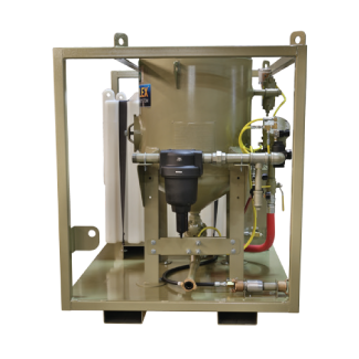 Wetblast Injector System Side View