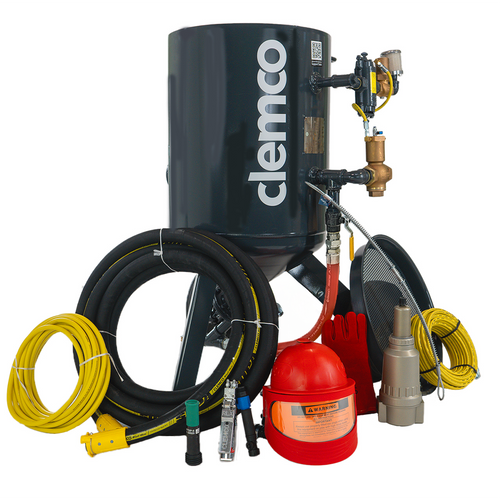 Clemco 23895 Model 2452 LP Package Blast Machine, 6 cuft