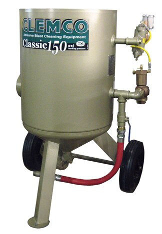 Clemco sandblaster shop