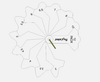 WELD FILLET/RADII GAUGE – 12 LEAVES  (PSPT-SS-WFG-3-12)