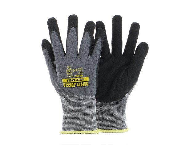 SAFETY JOGGER Work Gloves SJAll Flex 4132 Grey/Black Size, 811