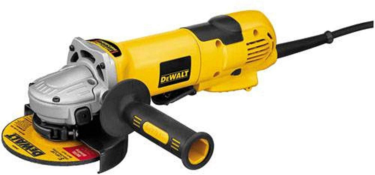 DeWalt 1700W (MWO) 4.5"/ 5" Angle Grinder with E-clutch Power off Power  Reset features with overload protection DWE4234-B5