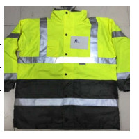 Winter Jacket PARKA FLUORESCENT YELLOW + GRAY Saudi Arabia Industrial