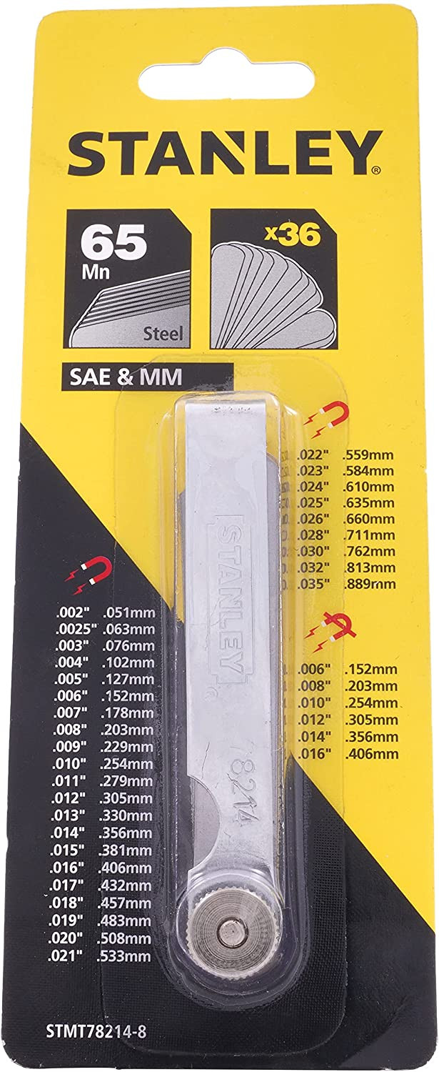 Stanley COMBINATION FEELER GAUGE 36BLADES STMT782148