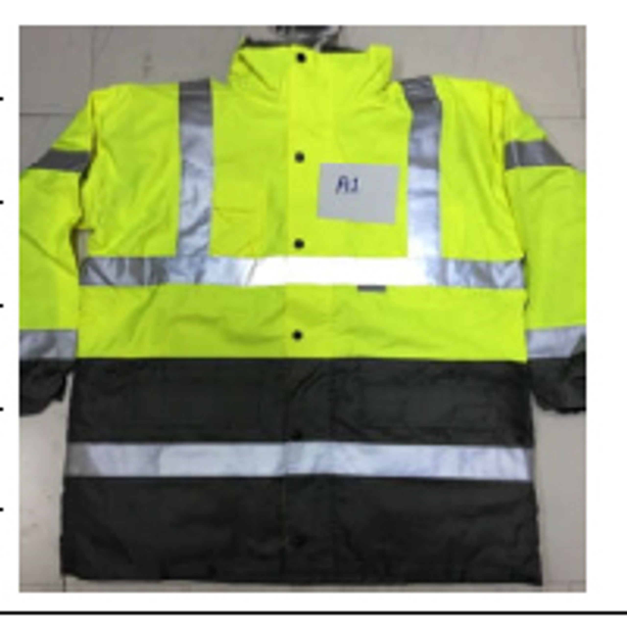Winter Jacket PARKA FLUORESCENT YELLOW + GRAY Saudi Arabia Industrial Hub supplies Safety