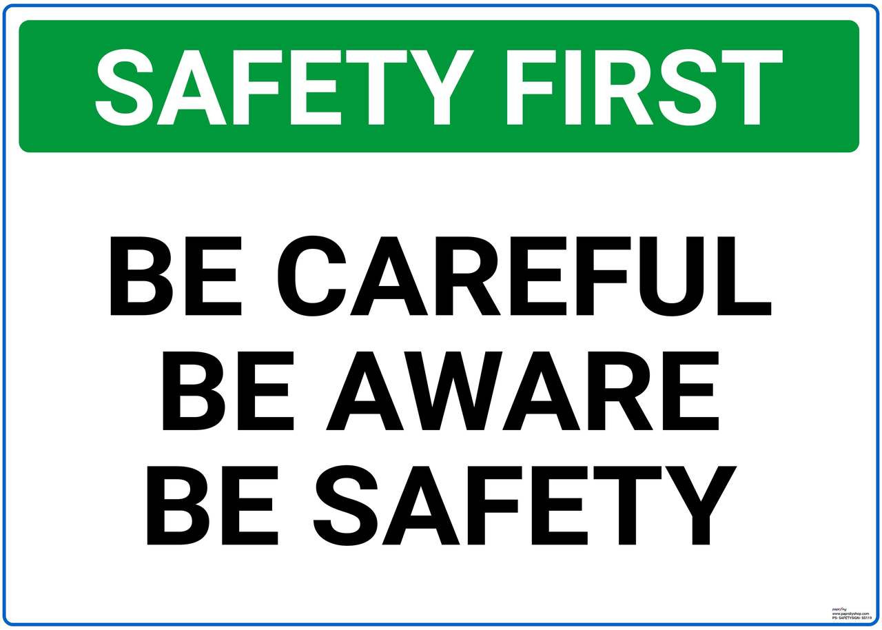 Safety sign - Warning - Construction site