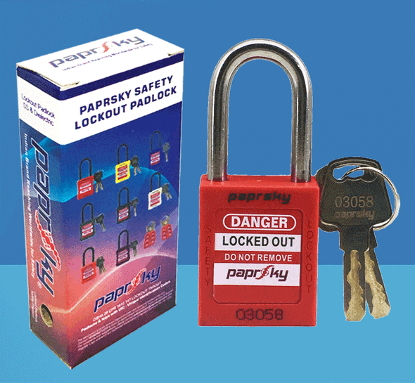 Buy Red safety loto padlock on discount from Industrial Hub [[product_type]]