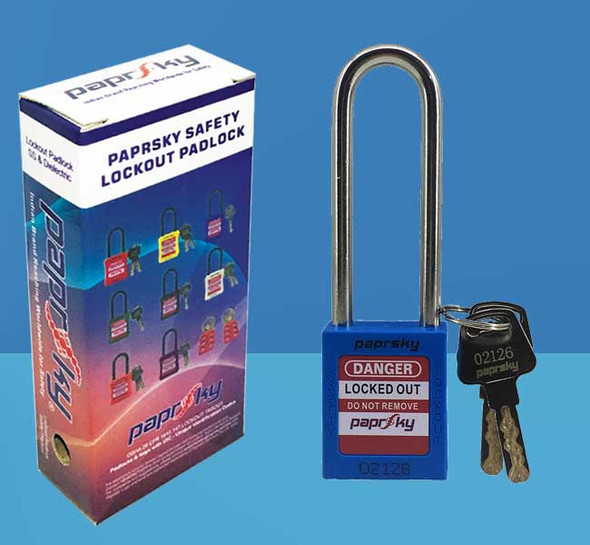 Lockout Padlock Blue LOTO locks PS-LOTO-PPR-76 قفل السلامة [[product_type]]