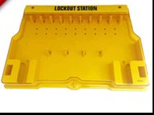 10 Lock Lockout Station - PS-LOTO-OPLS10 - إضراب محطة [[product_type]]