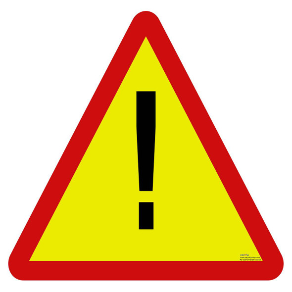 Safety sign - Warning hazard [[product_type]]